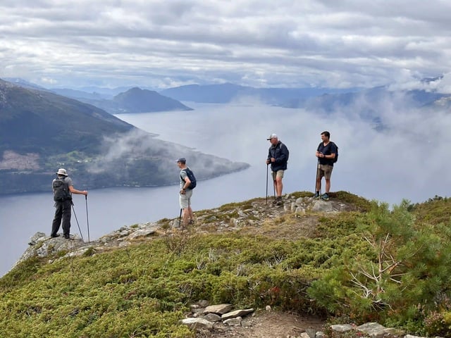 Hike in Hardangerfjord