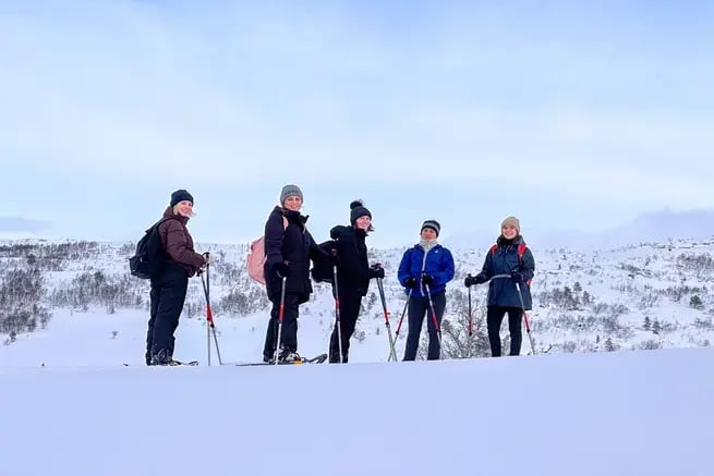 Sneeuwschoenen in Voss met Outdoor Noorwegen-28