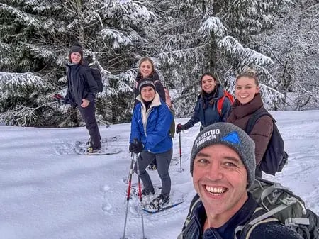 Sneeuwschoenen in Voss met Outdoor Noorwegen-2