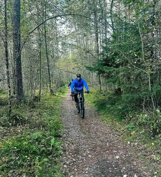 Rockside trail biking