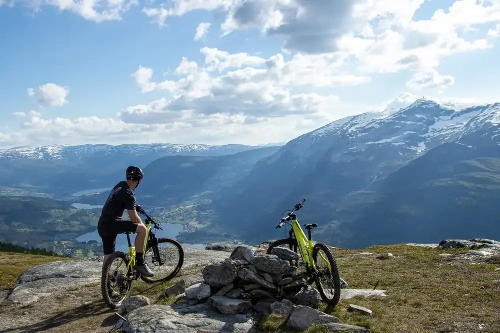 Mountain bike tour in norway