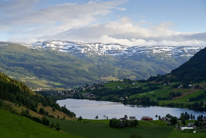 Vangsvatnet lake in Voss Norway - Photo by Pixabay